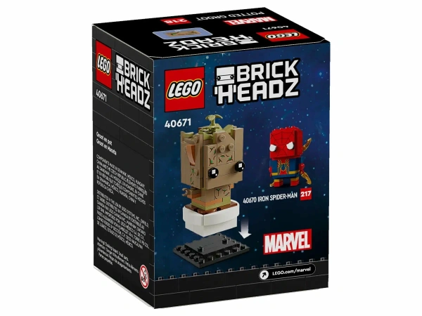 Конструктор Lego 40671 BrickHeadz Грут в горшке
